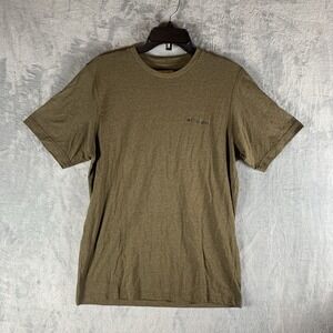 Columbia Men's T Shirt S Tan Short Sleeve Performance Mimimalist Hiking‎ Camping